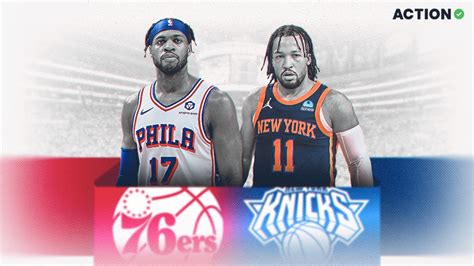 Are the Knicks favored vs. the 76ers in the NBA .